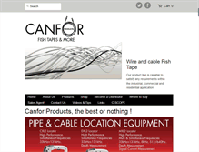 Tablet Screenshot of canforproducts.com
